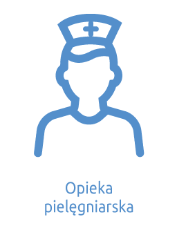 opieka pielęgniarska - ikona